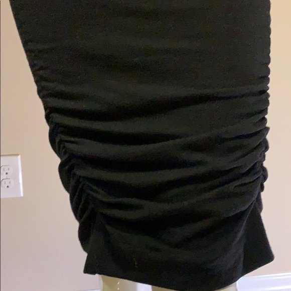 Michael Kors Collection Black Wool Ruched …Dress - Picture 6 of 14